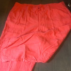 NWT🔮 Old Navy Cropped Linen-Blend Pants for Women